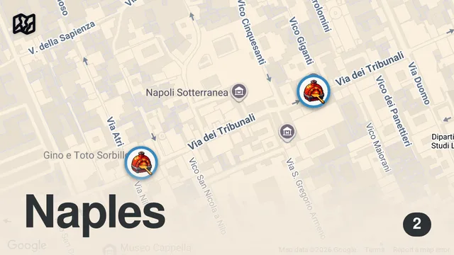 Map of World's BEST PIZZA! Inside the MOST FAMOUS Pizza Shop in Naples Italy