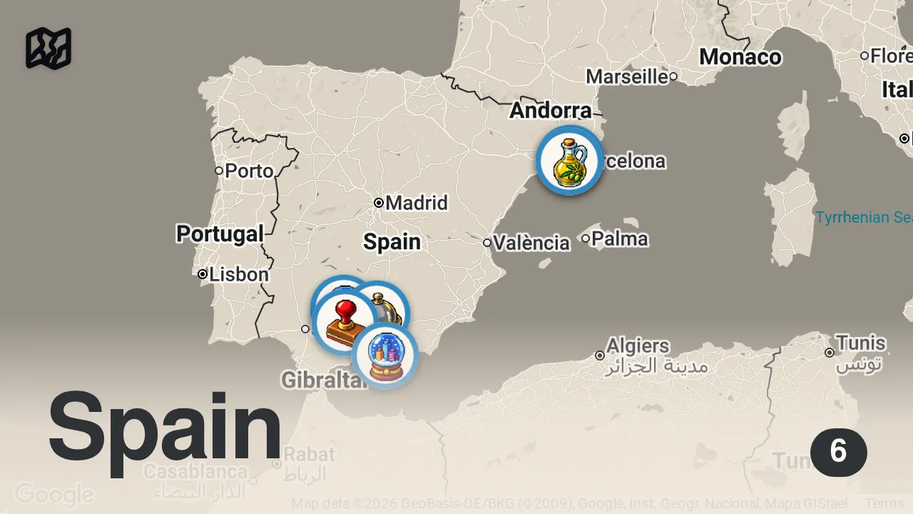 Map of 6 spots from İspanya'da Avrupa'nın En İyi 5 Lokantasından Biri | Vedat Milor