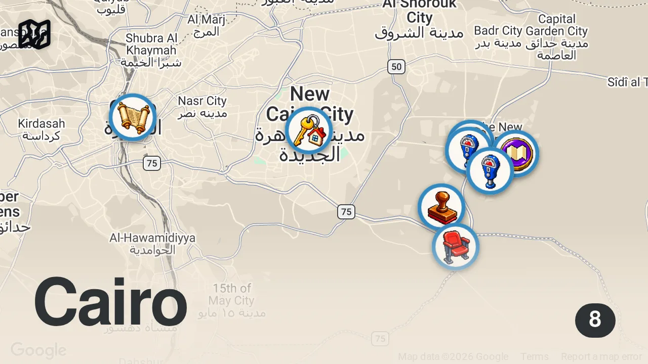 Map of 8 spots from The $53 BILLION capital where NO ONE wants to LIVE