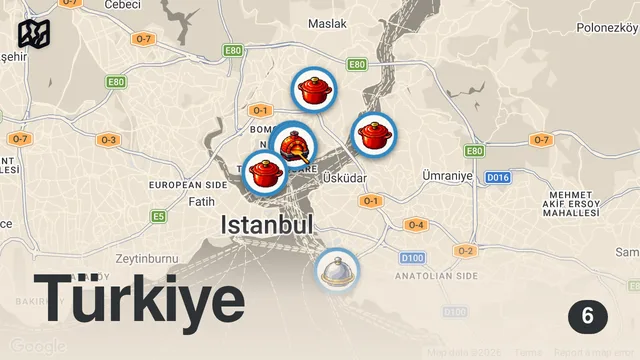 Map of İstanbul’da Pizza Avı: 5 Mekan Denedim