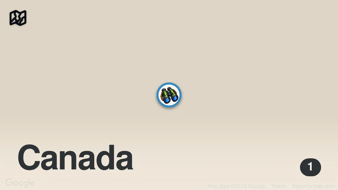 Map of 1 spot from Glacier National Park WITHOUT TOURISTS | Waterton Lakes, Alberta, Canada
