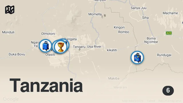 Map of Extreme Hustle Culture Nobody Prepares You For In Arusha, Tanzania 🇹🇿 (first impressions)