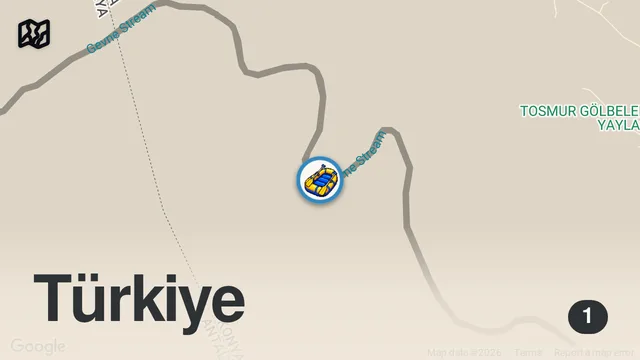 Map of Gevne Çayı’nda SUP Keyfi! | Drone Görüntüleriyle Doğada Bir Gün