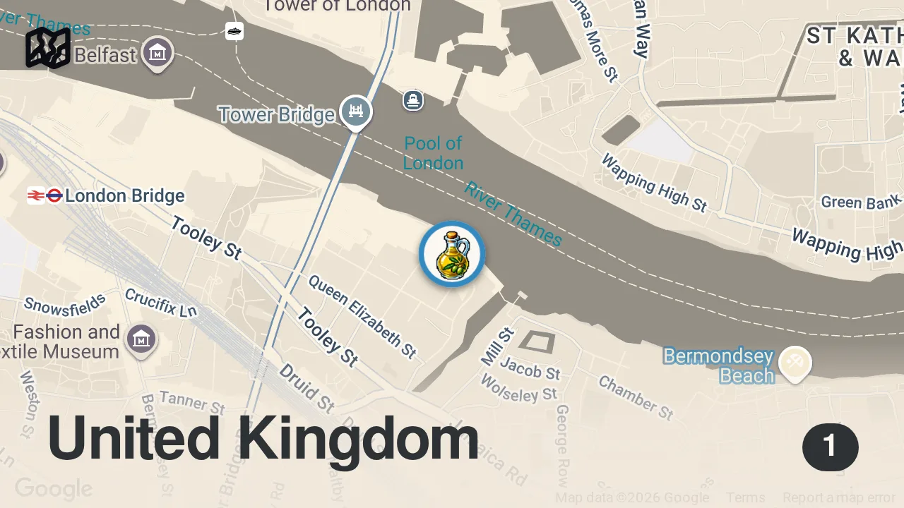 Map of 1 spot from I Tried the World's Most Underrated Cuisines