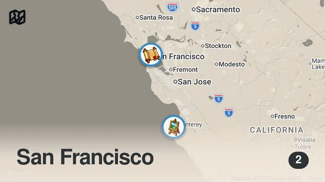 Map of BIG SUR SECRET CAMP (DAY 4)