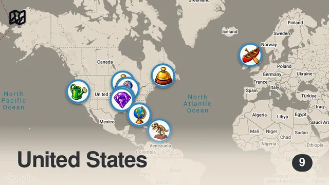 Map of CREEPIEST Cryptid Countdown | In Search of Monsters | Travel Channel