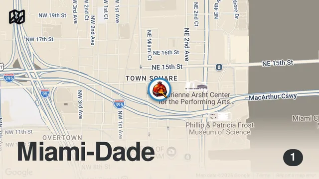 Map of Trying the best pizza in Miami #food #pizza #mukbang #foodreview 📍Miami Slice
