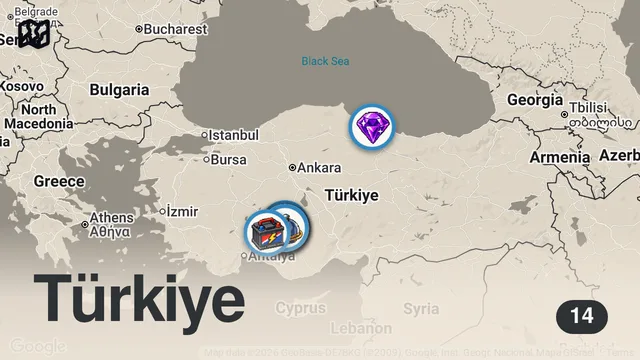 Map of KONYA’DA BİR GÜNDE NE YENİR 2!!! @Way_seyyah