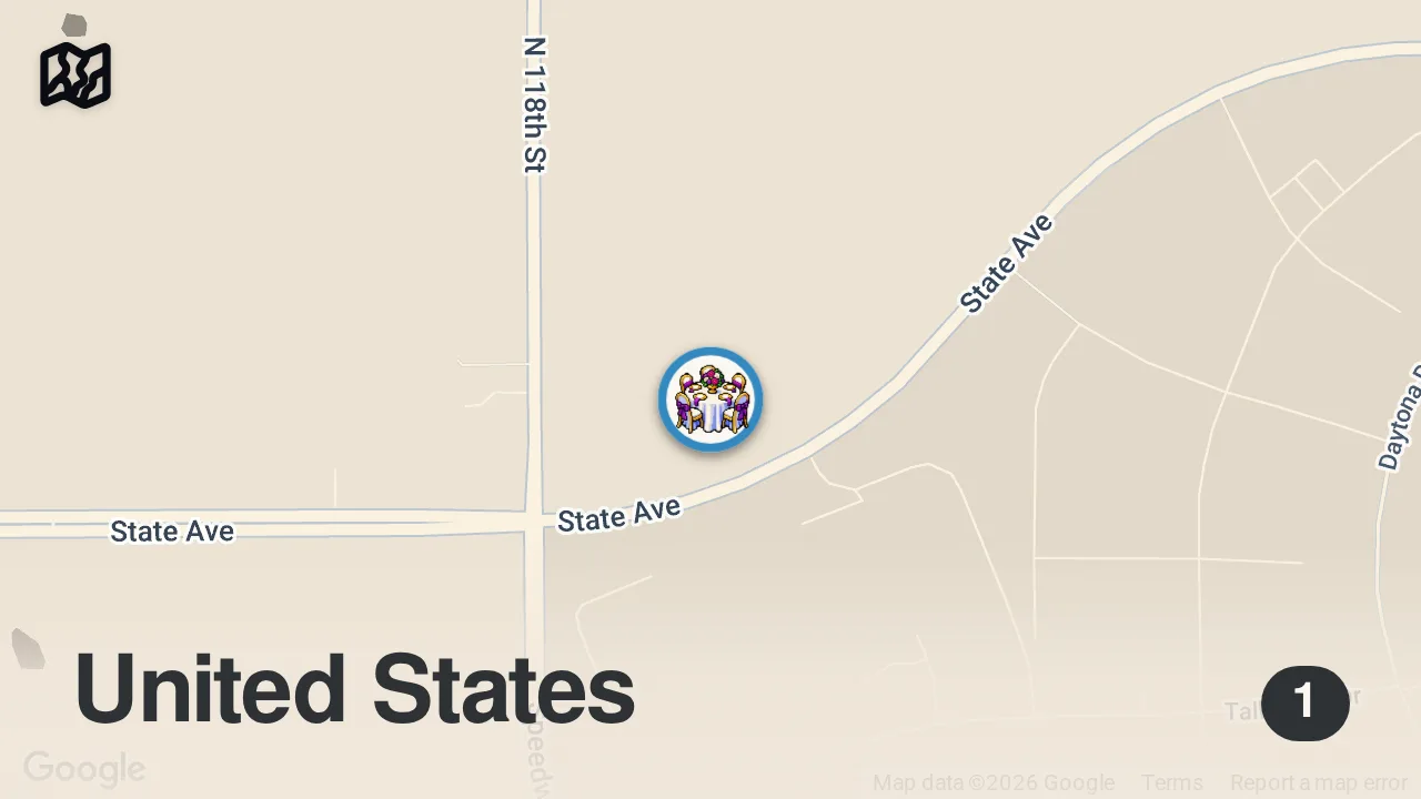 Map of 1 spot from Everything You Need to Know About the Weird World of Competition BBQ  — Smoke Point: The Competition