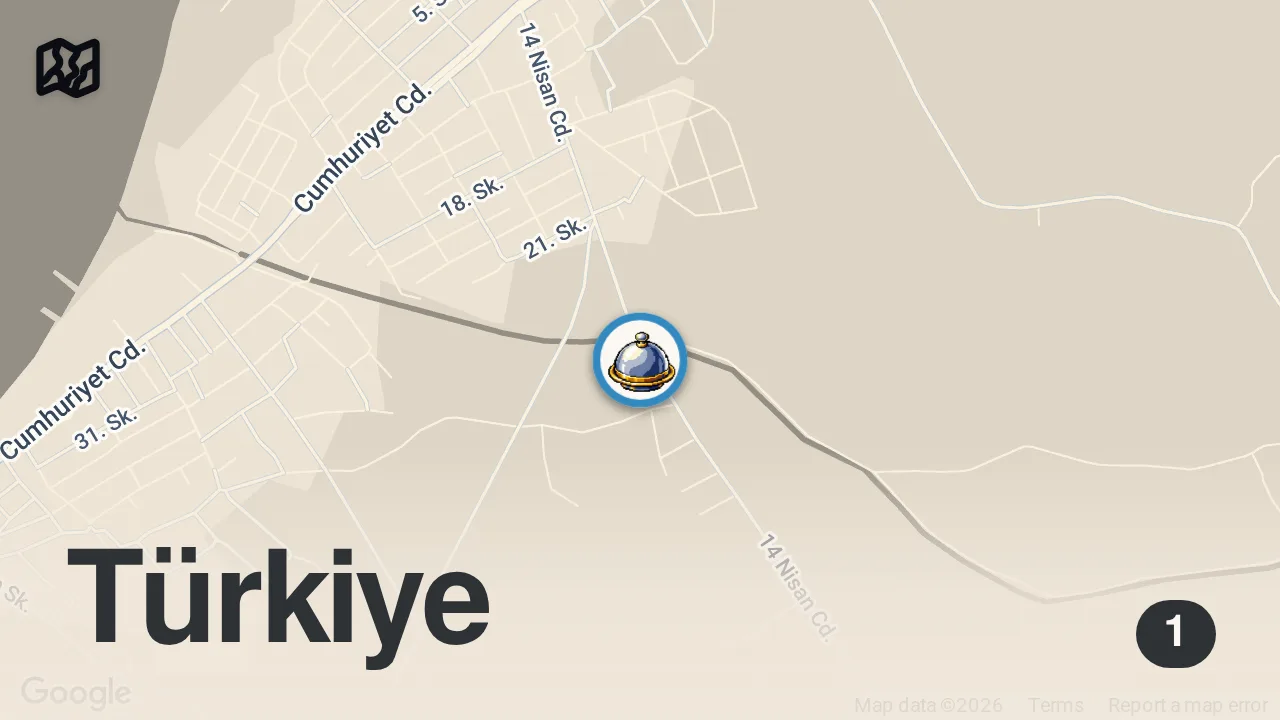 Map of 1 spot from Esnaf lokantası