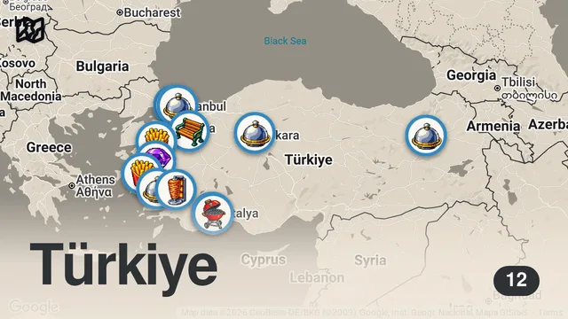 Map of ÜLKENİN EN İYİ KOKOREÇÇİLERİ! 😉