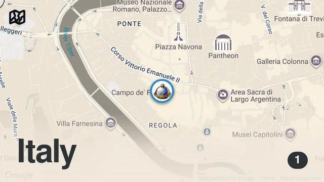 Map of Tourist Trap In ROME  - Handmade Pasta Gone Wrong In Italy