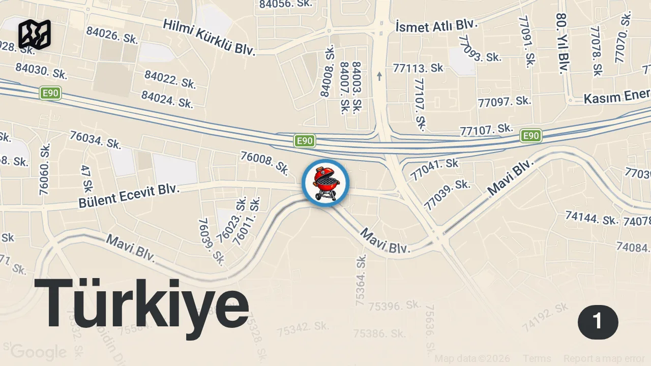 Map of 1 spot from ADANAYA İLK BEN GETİRDİM!!! | UYKULUKÇU NURİ USTA