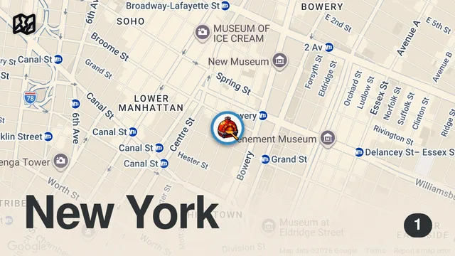 Map of Barstool Pizza Review - Ceres (New York, NY)