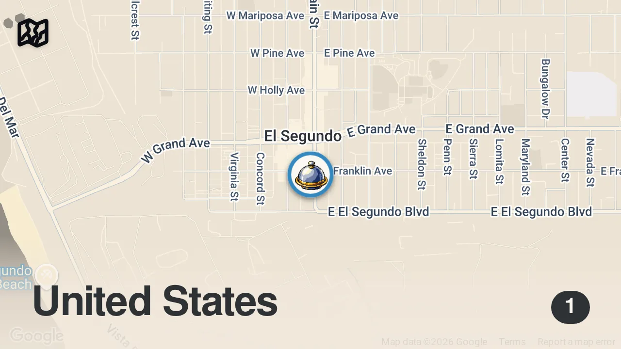 Map of 1 spot from Eating at Gene Simmons ROCK & ROLL Restaurant...(Honest Opinion)