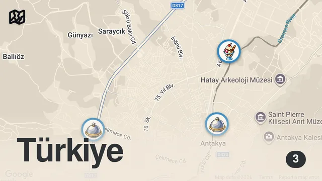 Map of 3 SAATTE 1000 TL SERİSİ!!! @FIRATSOBUTAY