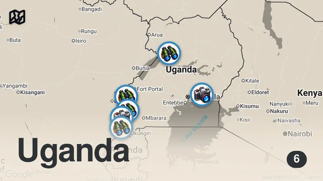 Map of The Wildest Place In East Africa - Survival Mode In Kampala, Uganda 🇺🇬