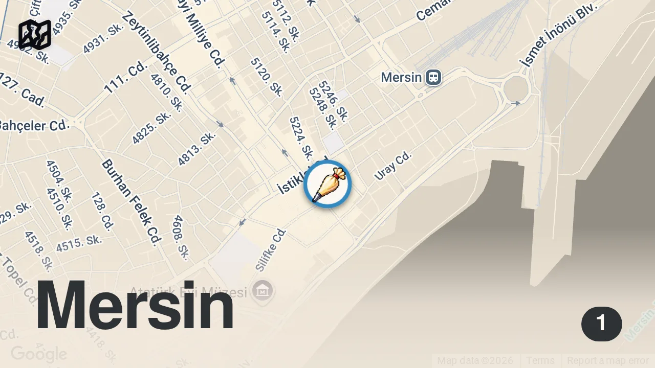 Map of 1 spot from Kerebiç