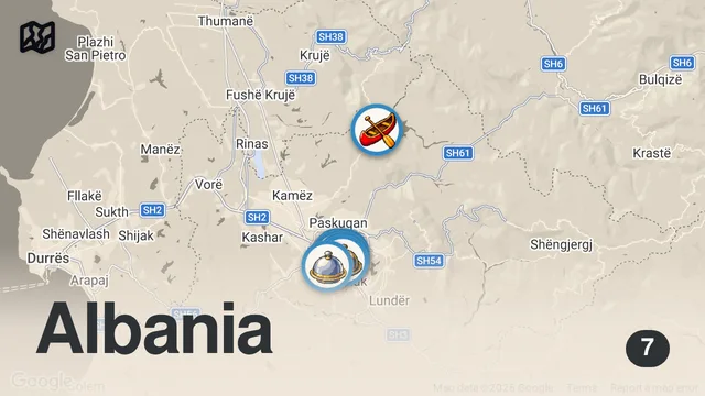 Map of Albania Surprised Us! 🇦🇱 From a Closed-Off Nation to a Vibrant Country