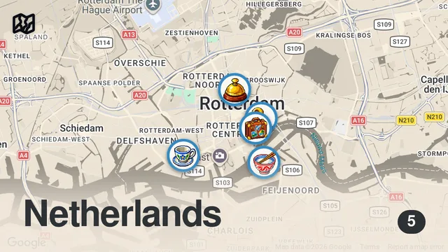 Map of ROTTERDAM JACUZZI BOAT!