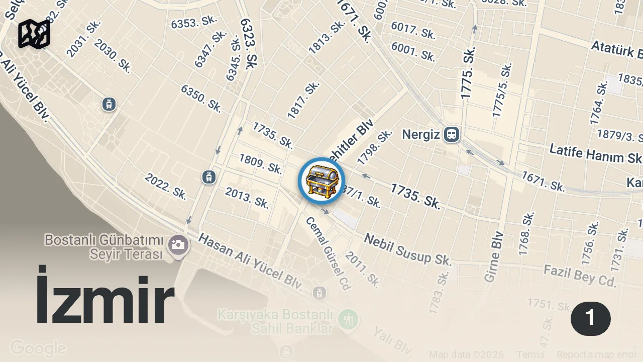 Map of 1 spot from DİLLİ KAŞARLI MEST ETTİ! #shorts