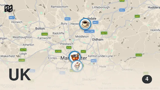 Map of The Hidden Manchester Curry Spots Only Locals Know About!
