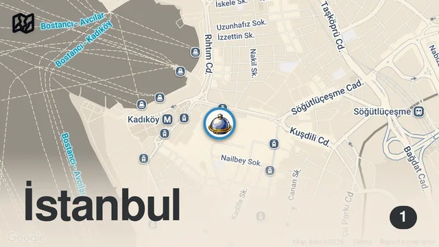Map of Uygurlu 55 Yaşında Şeften Ramen Şov! Kroren Kadıköy #reklam