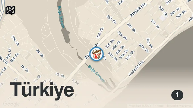 Map of TOPLAM 3000 TL 😊 #shorts #sushi #yemek