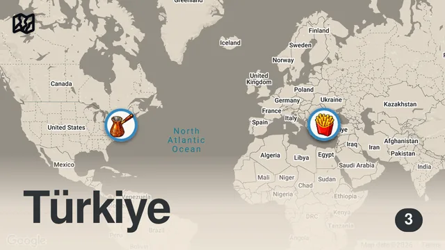 Map of Wie schmeckt TÜRKISCHES Essen in New York?