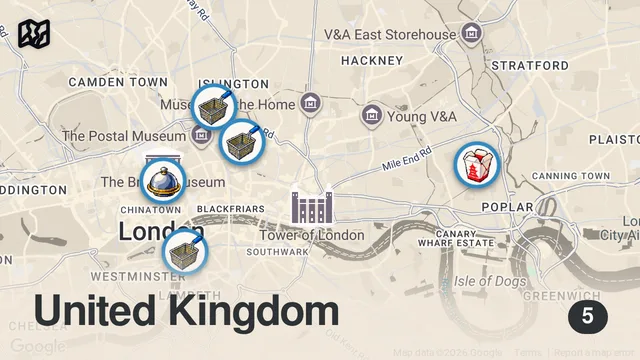 Map of I Tried the Worst Fish & Chips