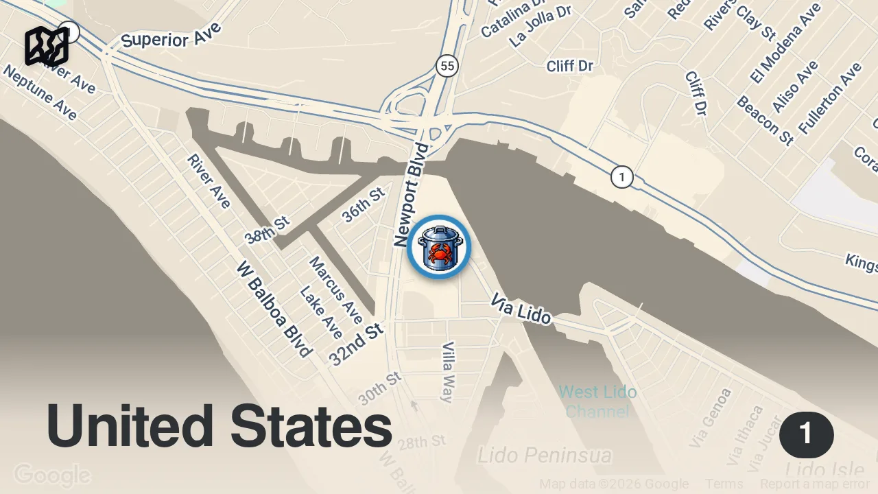 Map of 1 spot from Another Chipotle L? (Bear Flag Fish)