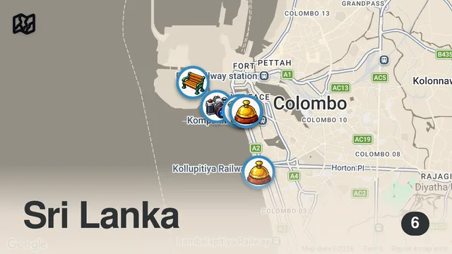 Map of Is This The Future Of Sri Lanka? Luxury Marina In Port City Colombo 🇱🇰