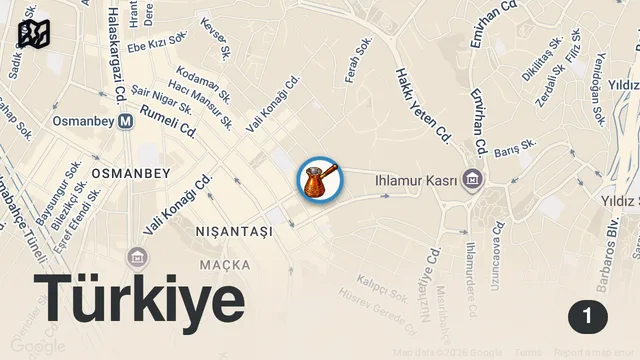 Map of NİŞANTAŞI’NDA HARİKA BİR DÖNERCİ BULDUM🤗 #shorts