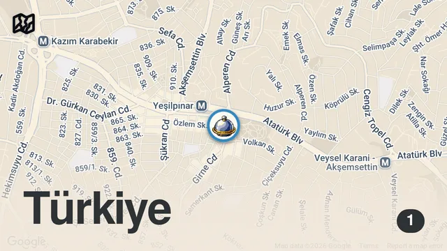 Map of DURAK Lokantası, Eyüpsultan, İstanbul
