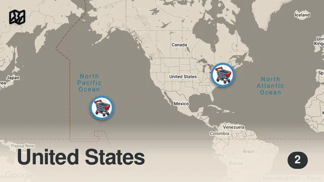 Map of US vs UK Whole Foods Hot Bar | Food Wars | Insider Food