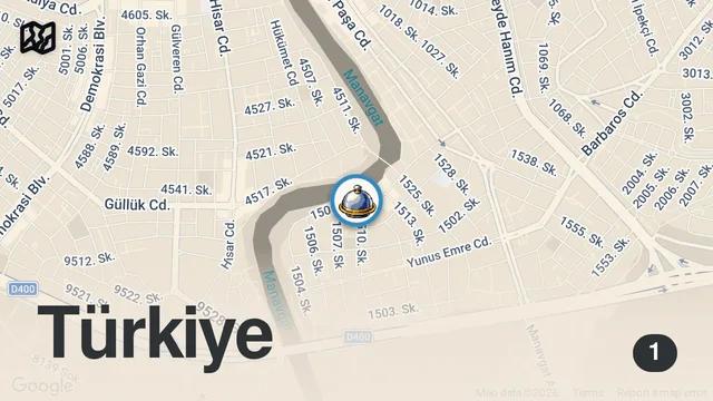 Map of 60 LİRAYA DOYURURUM DEDİ! | BYYILDIZ MANAVGAT