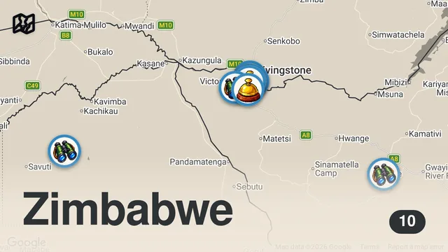 Map of VICTORIA FALLS, ZIMBABWE (2026) | Best Things To Do In Victoria Falls (+ Travel Tips)