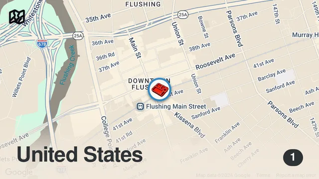 Map of ASIAN FOOD FEAST! Flushing, Queens | New World Mall | DEVOUR POWER