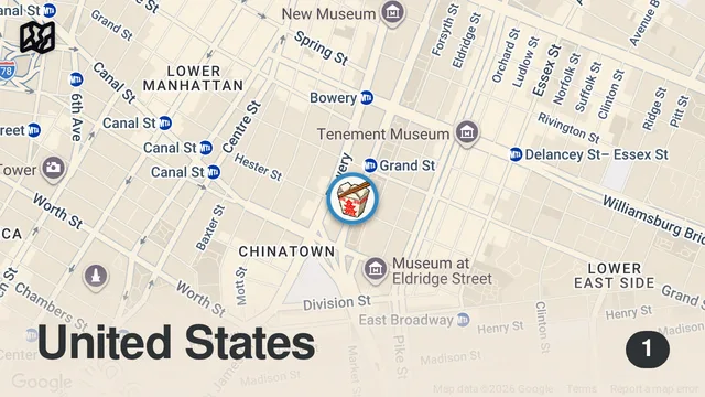 Map of Trying the most famous dish in Chinatown 📍Wah Fung #nyc #foodie #chinatown #cheapeats