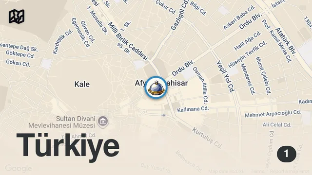Map of ANNE ELİ DEĞİNCE LEZZET KATLANMIŞ AFYON MUSAKKA RESTAURANT