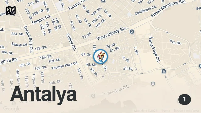 Map of SADECE ÇARŞAMBA GÜNÜ YİYEBİLİRSİN! | ŞEN BABA PİYAZ ANTALYA
