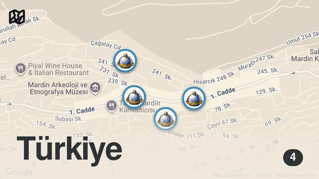 Map of Mardin’de Gitmeniz Gereken 5 Mekan Önerisi #mekanönerisi #mardin #eskimardin