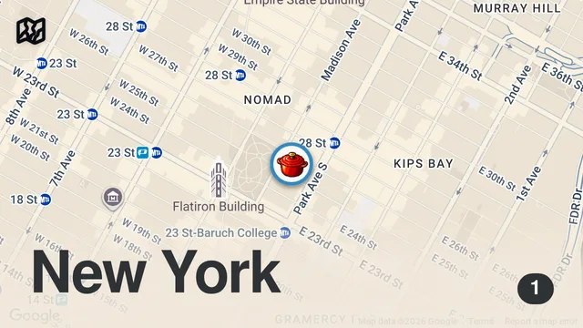 Map of TRYING EVERYTHING AT NEW YORK-STYLE BRASSERIE: MARK’S OFF MADISON | FTD