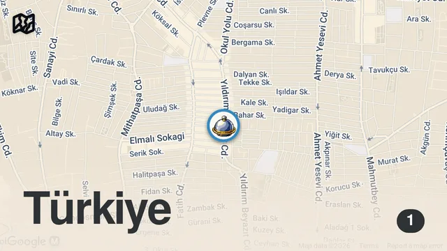 Map of 250 GRAM ET KOYUYORUZ | SEDİR SOFRASI
