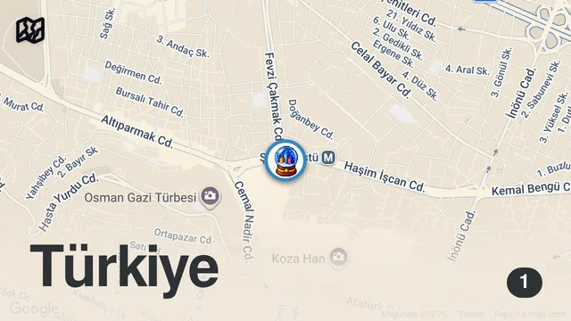 Map of ŞAŞAKALDIM KÖFTE TARİFİ!!!