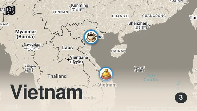 Map of I Went to Hanoi for the Food 🇻🇳