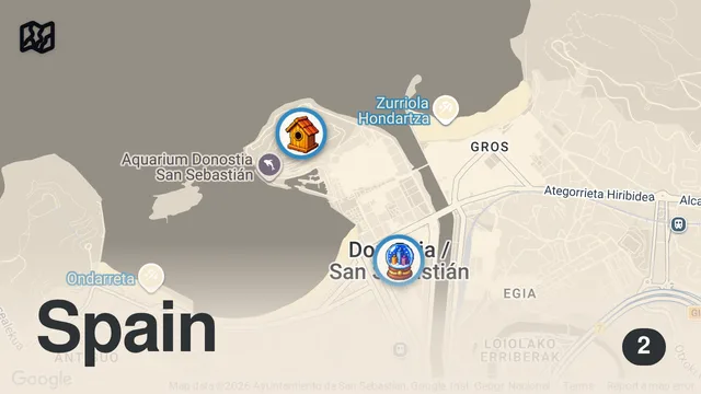Map of Das BESTE Grill-Restaurant der Welt! Lucki Maurer testet das "Asador Etxebarri" (1 Michelin-Stern)