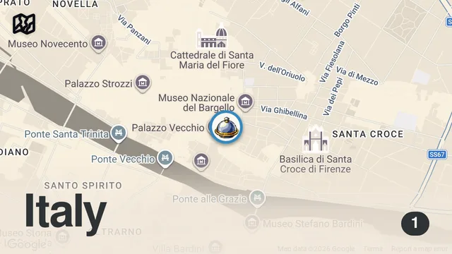 Map of Eating At The Gucci Restaurant (Luxury Dining in Italy)