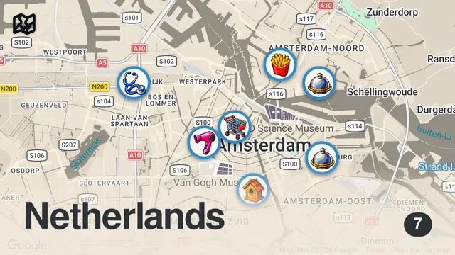 Map of Amsterdam Food Tour With a Local! 🇳🇱 (What to Eat & Where!)