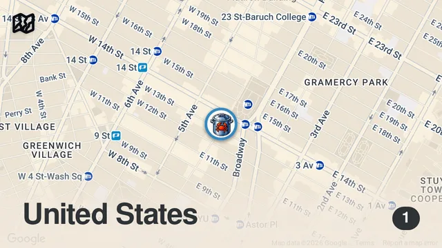 Map of The BEST LOBSTER ROLL in NYC is only $17! | DEVOUR POWER